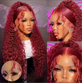 Deep Wave BOB Wig Human Hair 13x4 HD Curly Lace Front Wigs Human Hair Pre Plucked Wear And Go Glueless Short Curly Frontal BOB